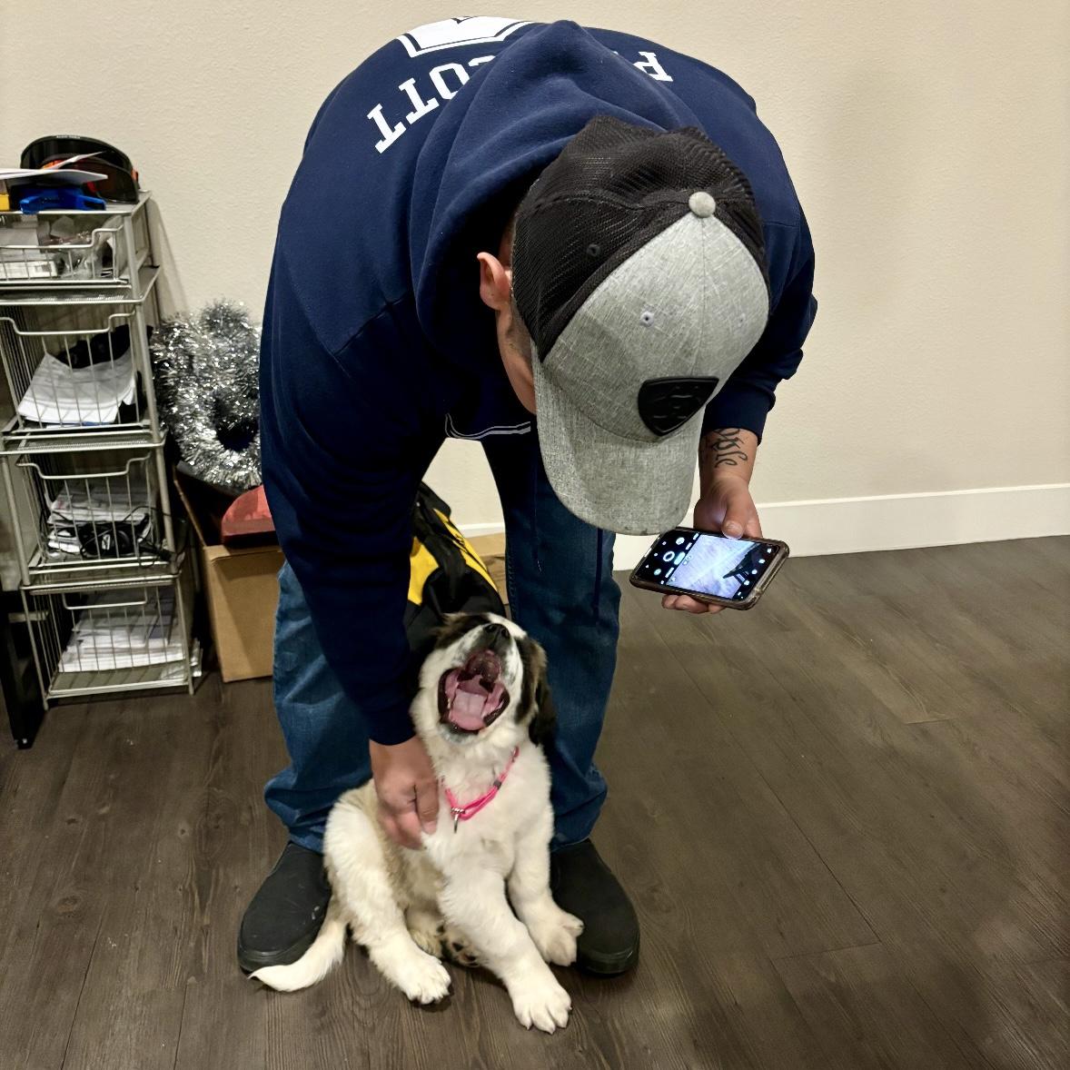 Welcoming Bella home!