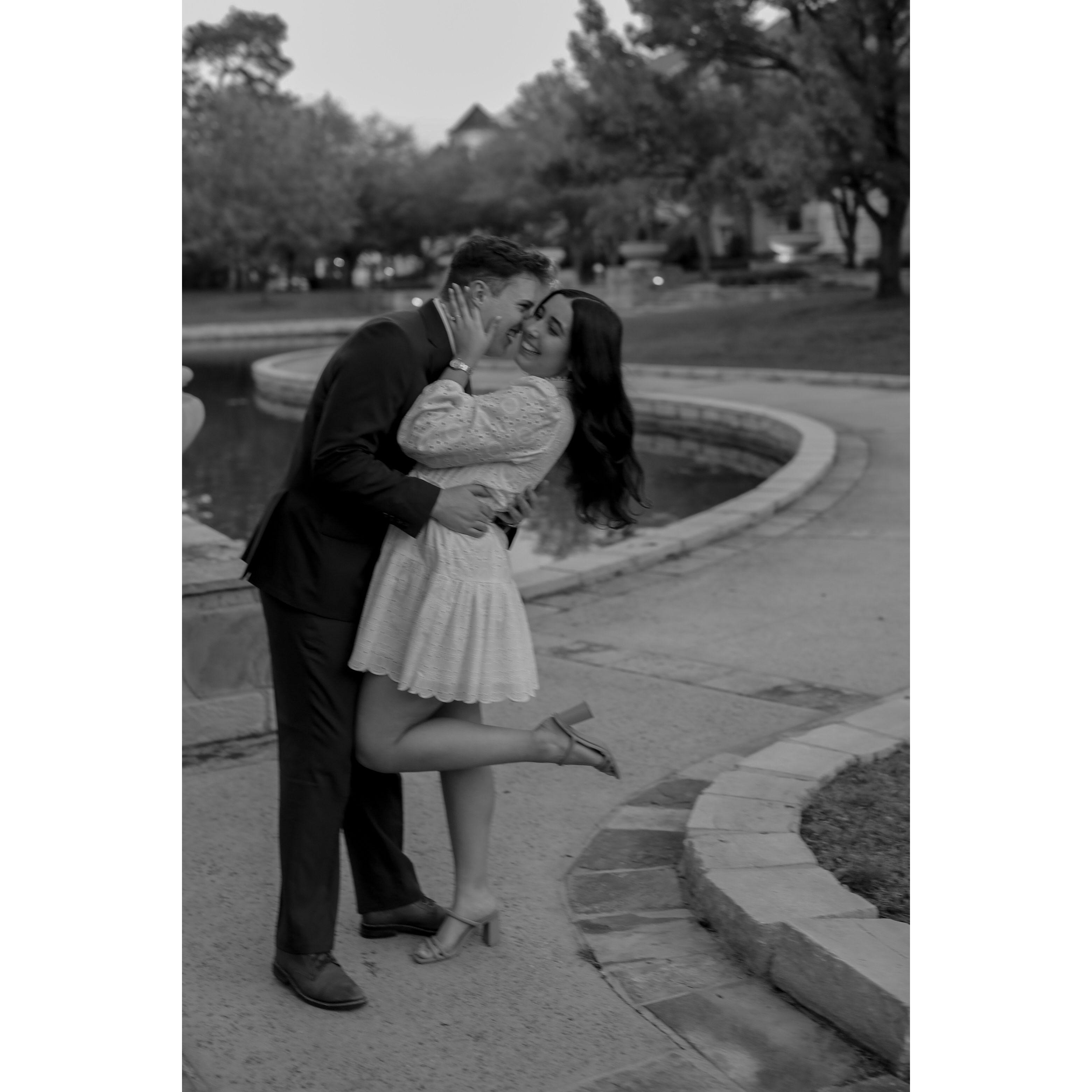 Rachel took the sweetest engagement pictures of us and captured our love so well! We love you, friend!