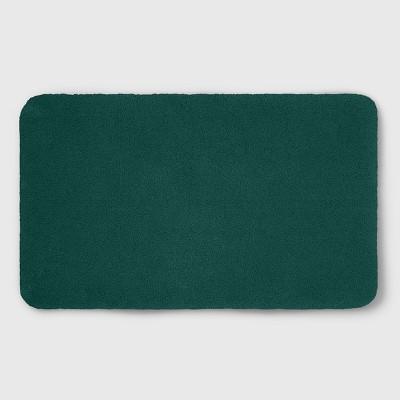 23"x37" Soft Nylon Solid Bath Rug Dark Green - Opalhouse&#153;