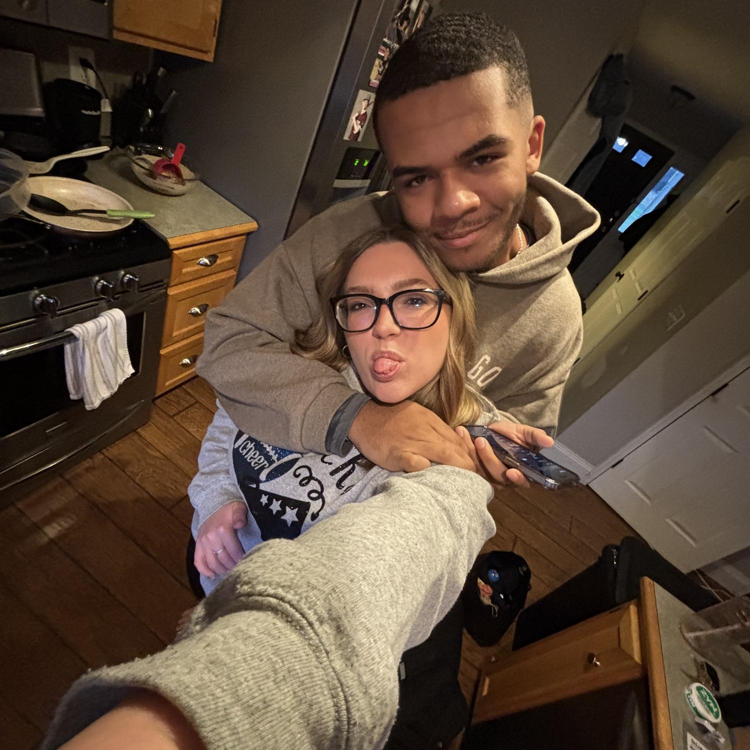 Chilling at home taking funny pictures. Always good to keep making memories!