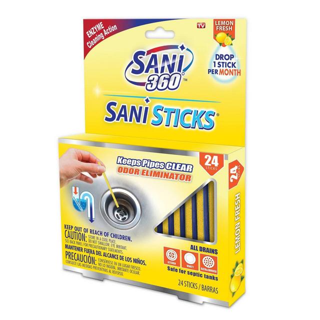 As Seen on TV 24ct Lemon Scented Sani Sticks