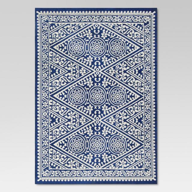 5' x 7' Tapestry Outdoor Rug Blue - Threshold™