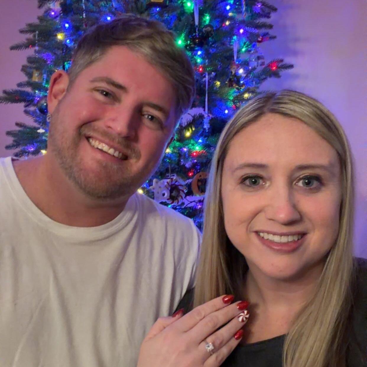 The night we got engaged, December 24, 2025! <3