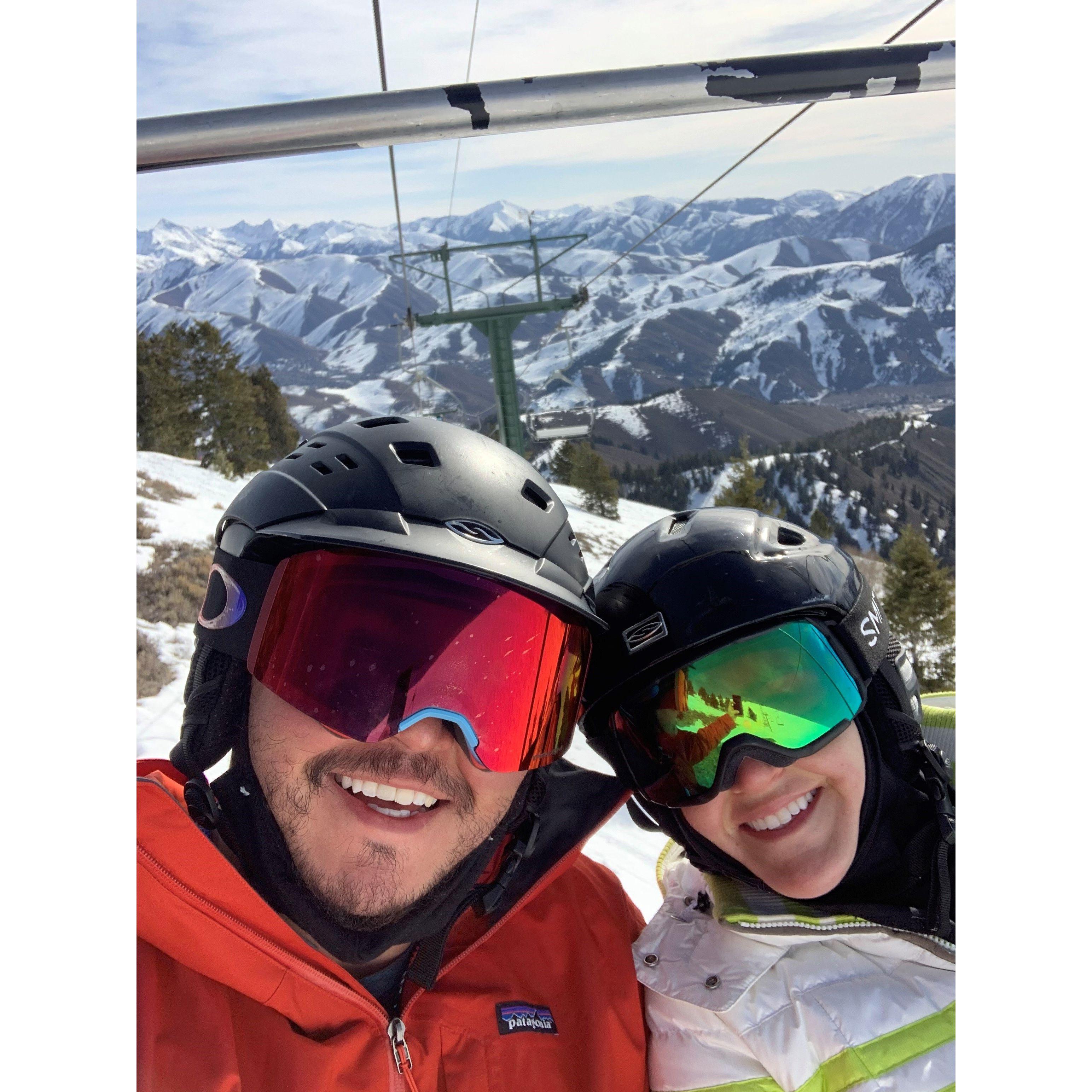 Skiing in Sun Valley