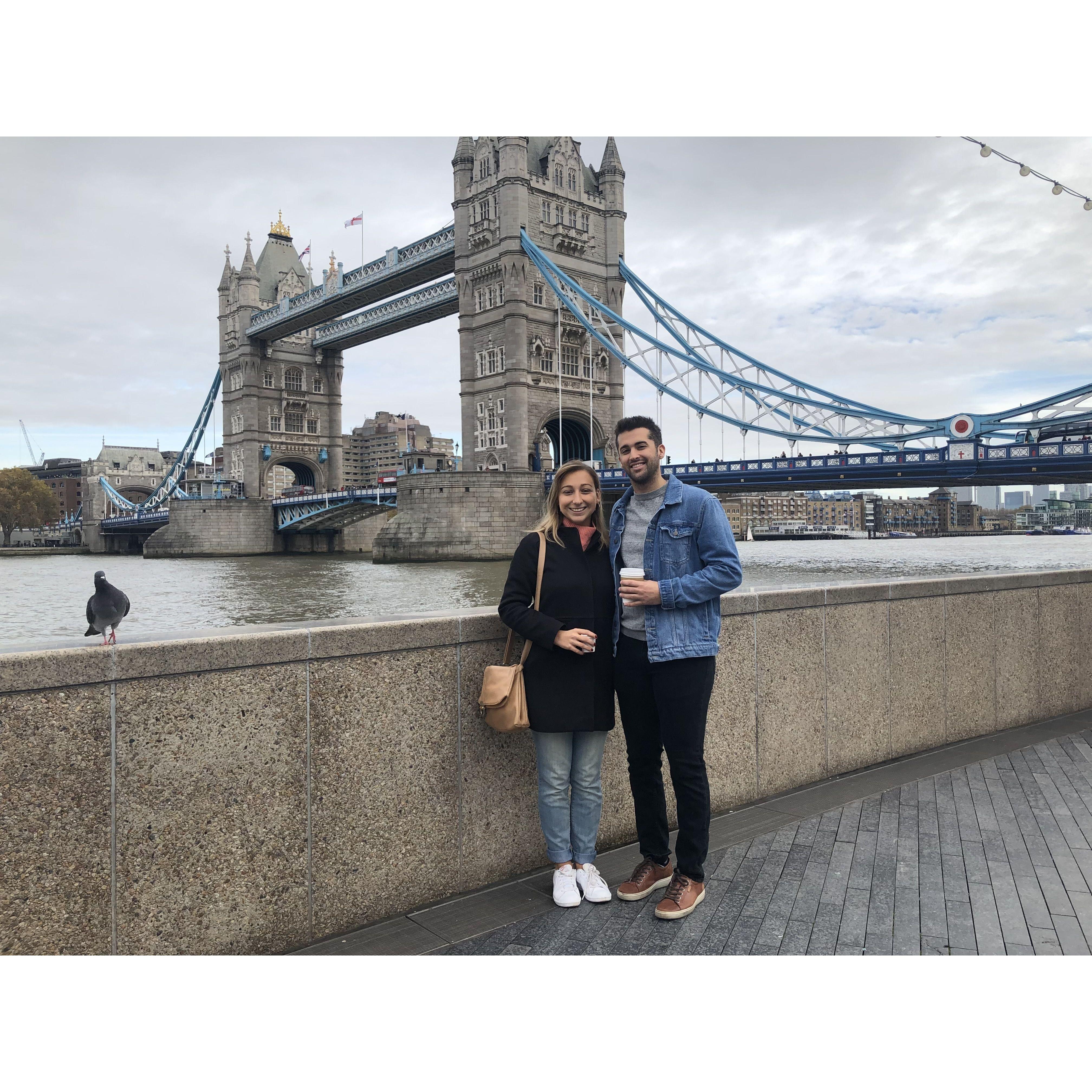 Fun fact: we both studied in London at the same university, the London School of Economics. Nick attended from 2014-2015 as an undergrad and Andrea attended for her Master's degree from 2019-2020.