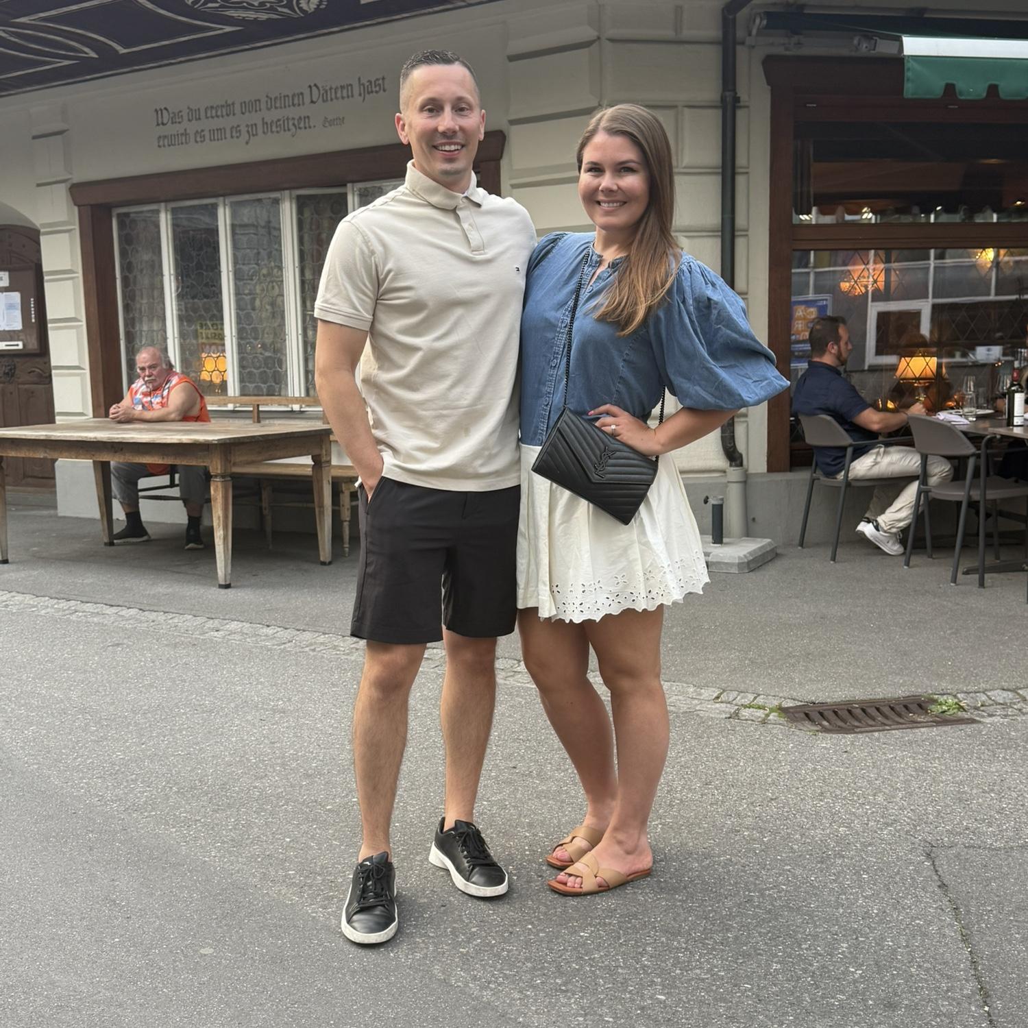 To celebrate, we dined at the charming Old Swiss House.