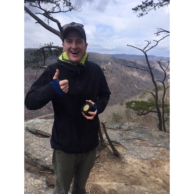 Getting engaged on Diamond Point at the New River Gorge <3