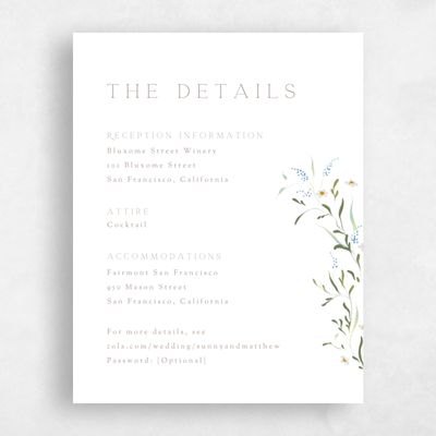 White Floral Wedding Enclosure - Pero