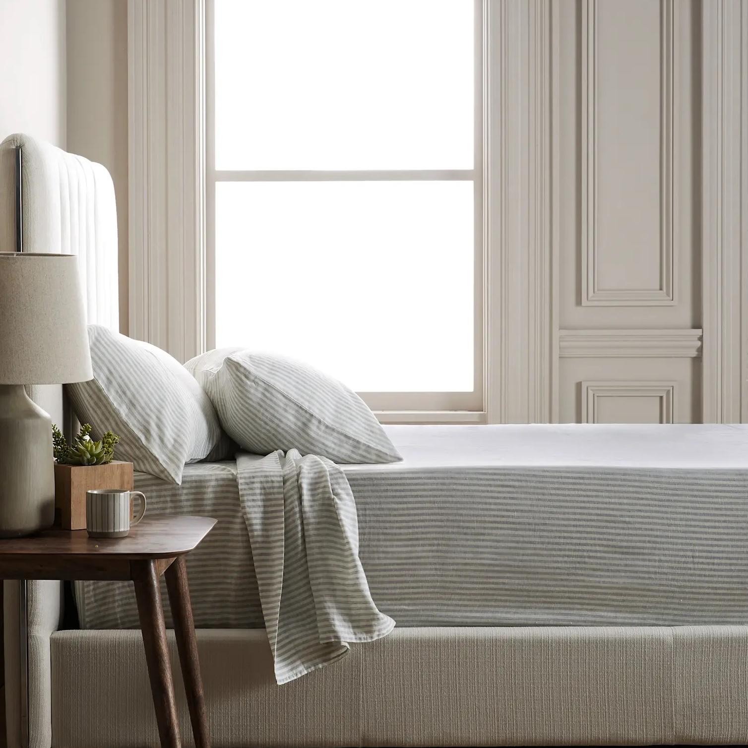 European Linen Stripe Sheet Set | Quince