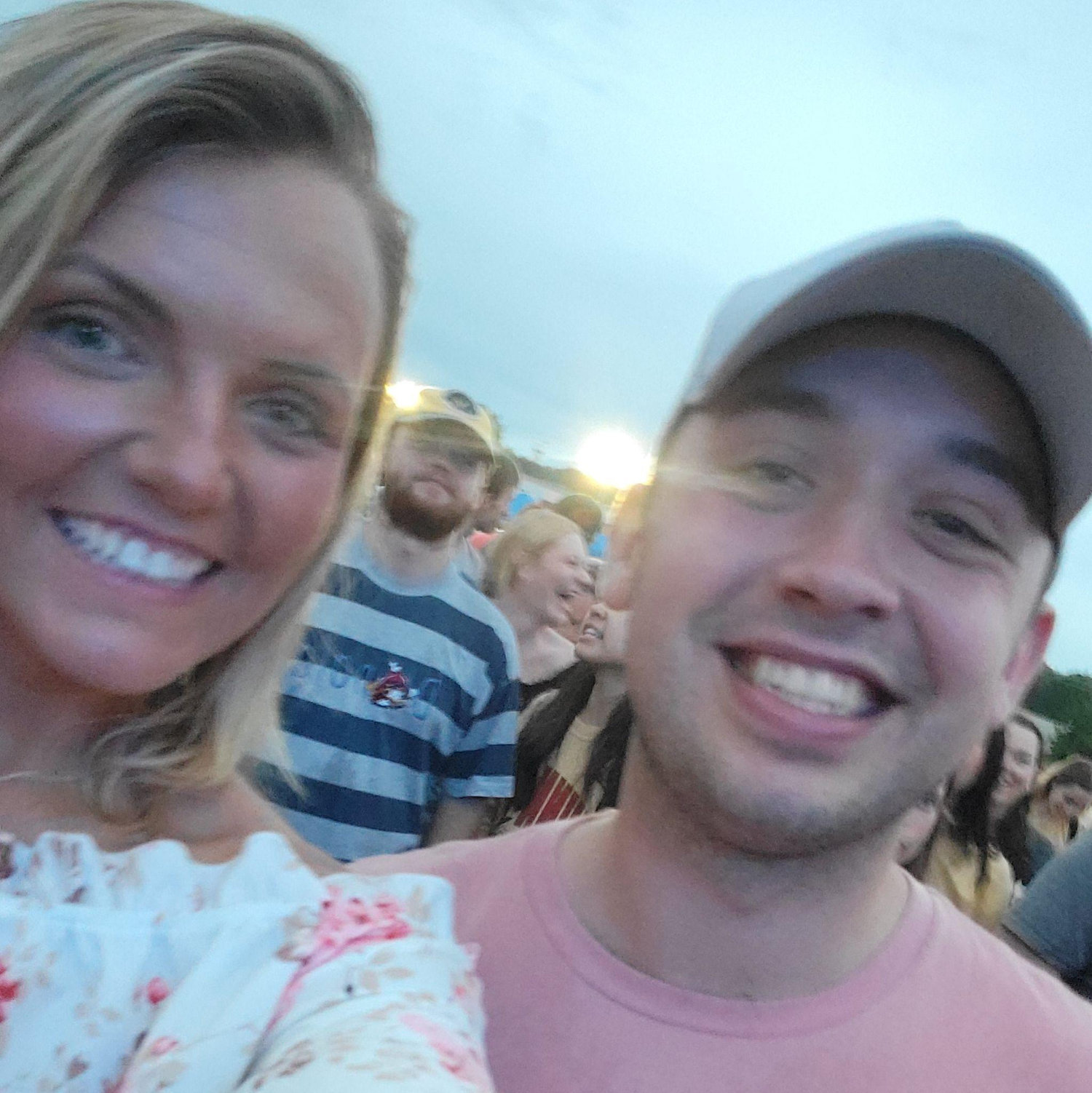 This is our first date! Did a 3 day country music festival on the beach!