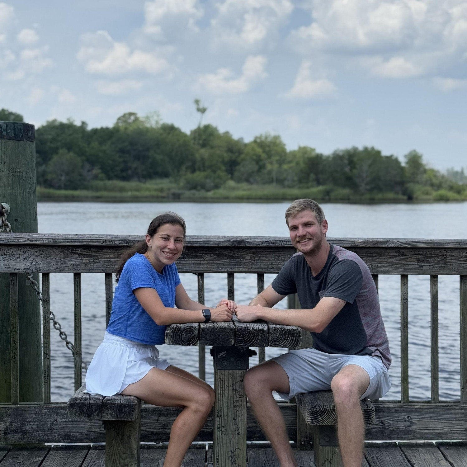 "Don't say I never gave you anything," Nathan to Haley, One Tree Hill, at this very bench.