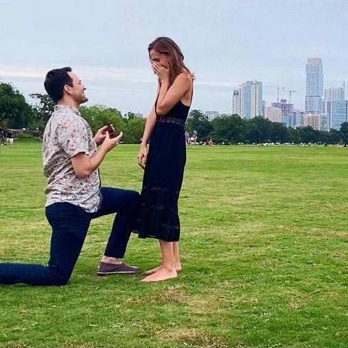 Got engaged in Austin