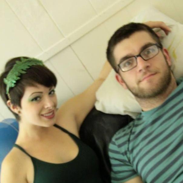 Our first Halloween - a fairy and a guy in a striped shirt (so much effort!)