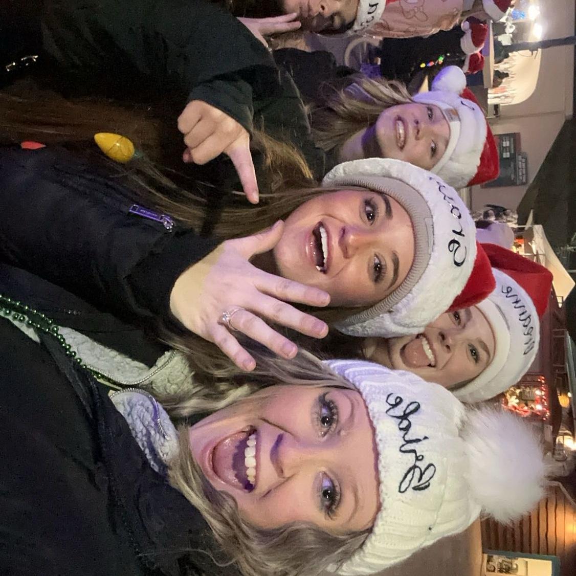 Some of my cheerleaders that were with us during the engagement!