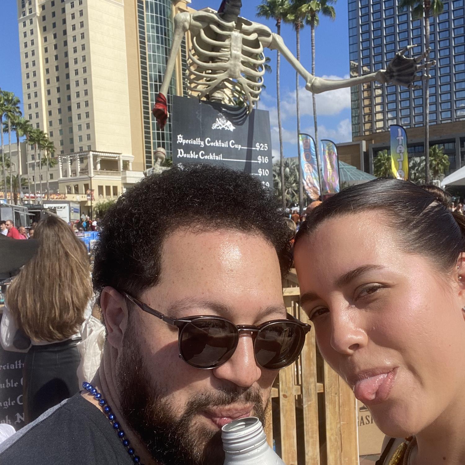 NOT getting sunburnt and STAYING HYDRATED during Gasparilla.