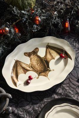 Bat Stoneware Serving Platter