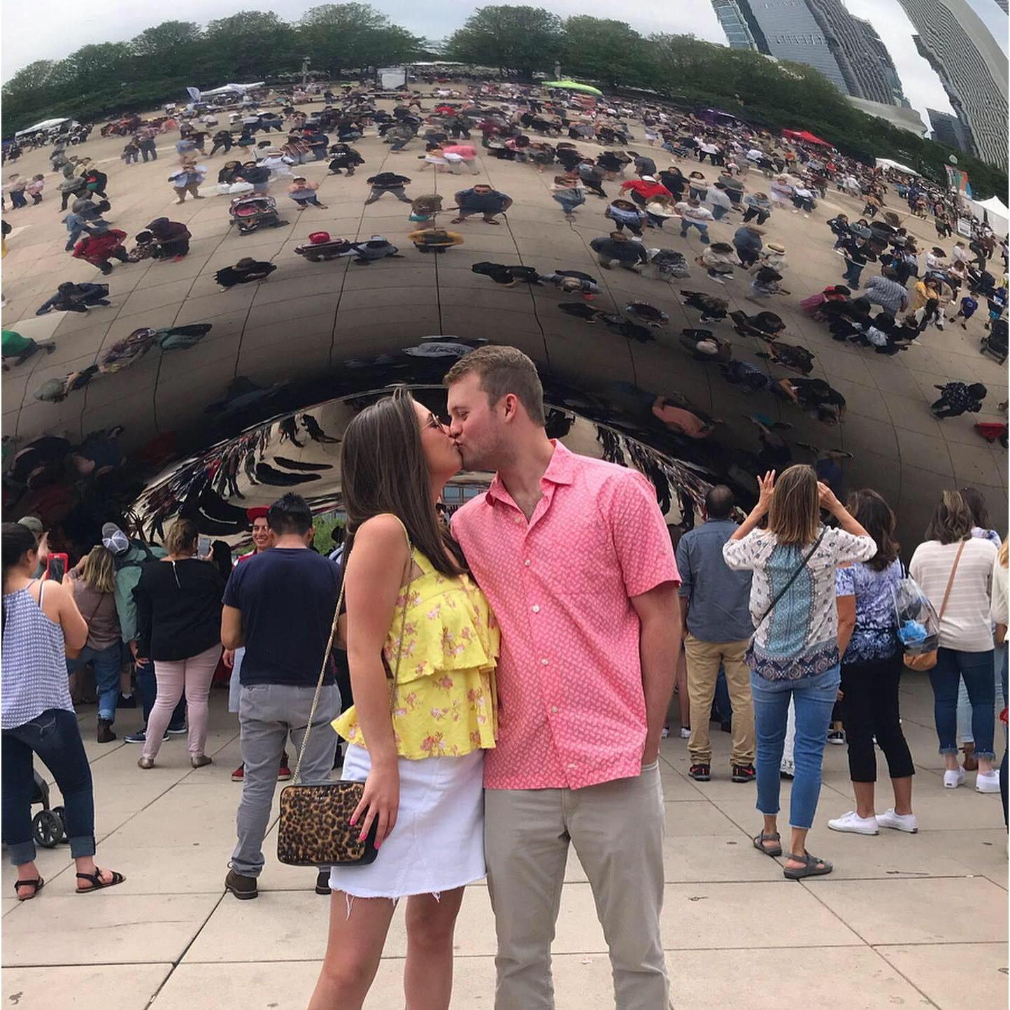 Summer 2019 - Nick interned with the DLA Piper Law Firm in Chicago, IL and Madison came to visit.