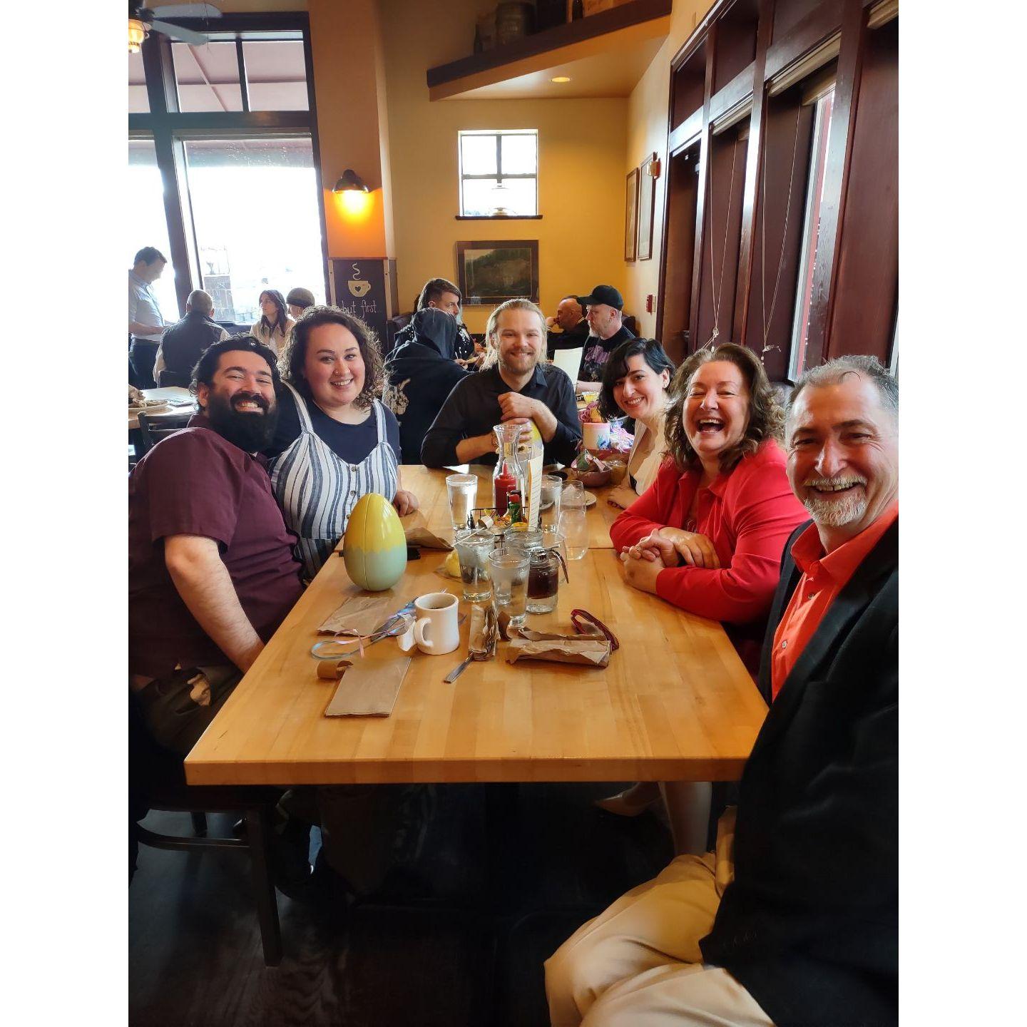 Easter Brunch 2022 with the Cooley Family.