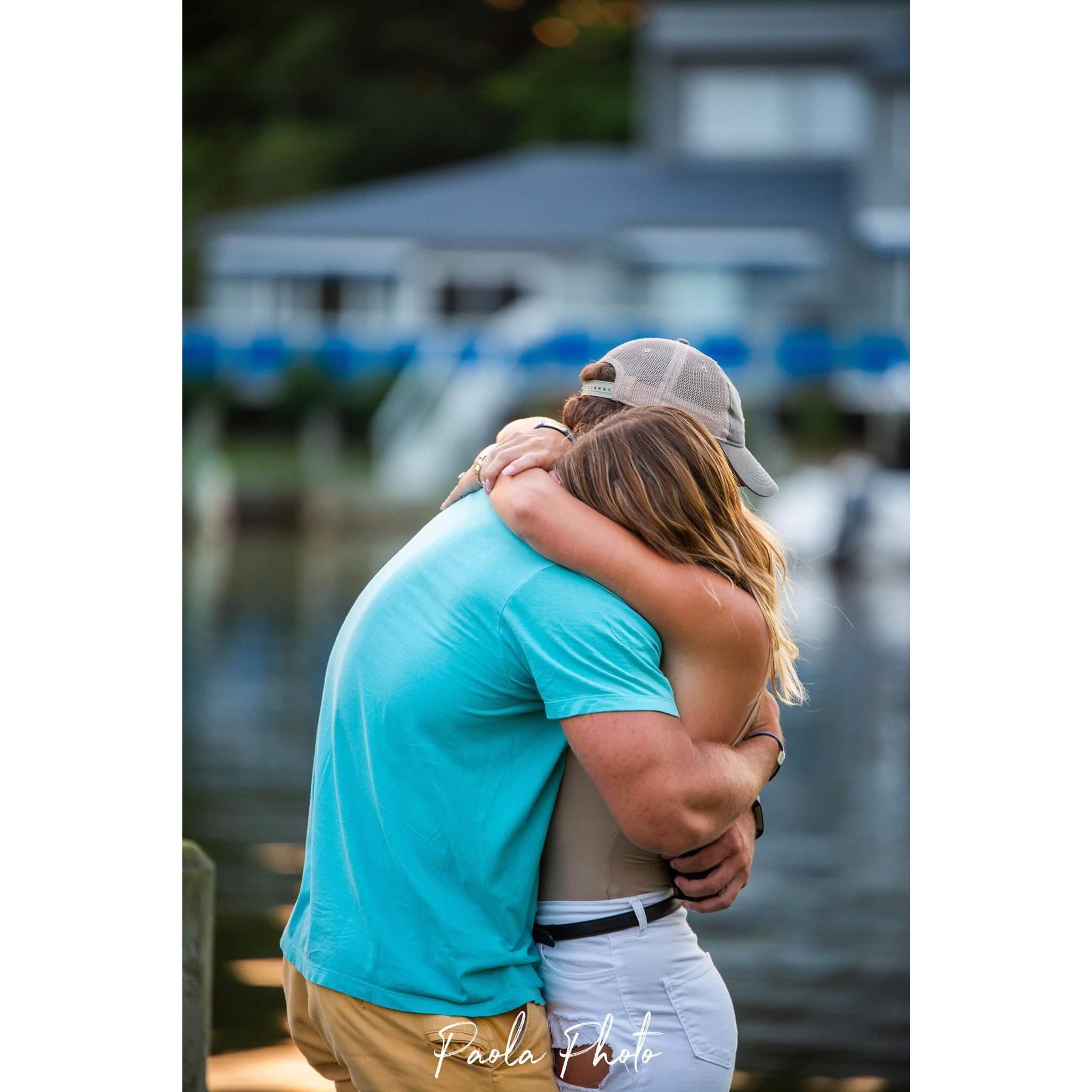 The day you popped the question...