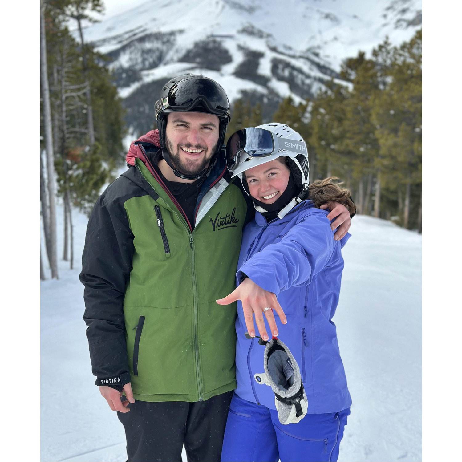 Getting engaged in Big Sky :)