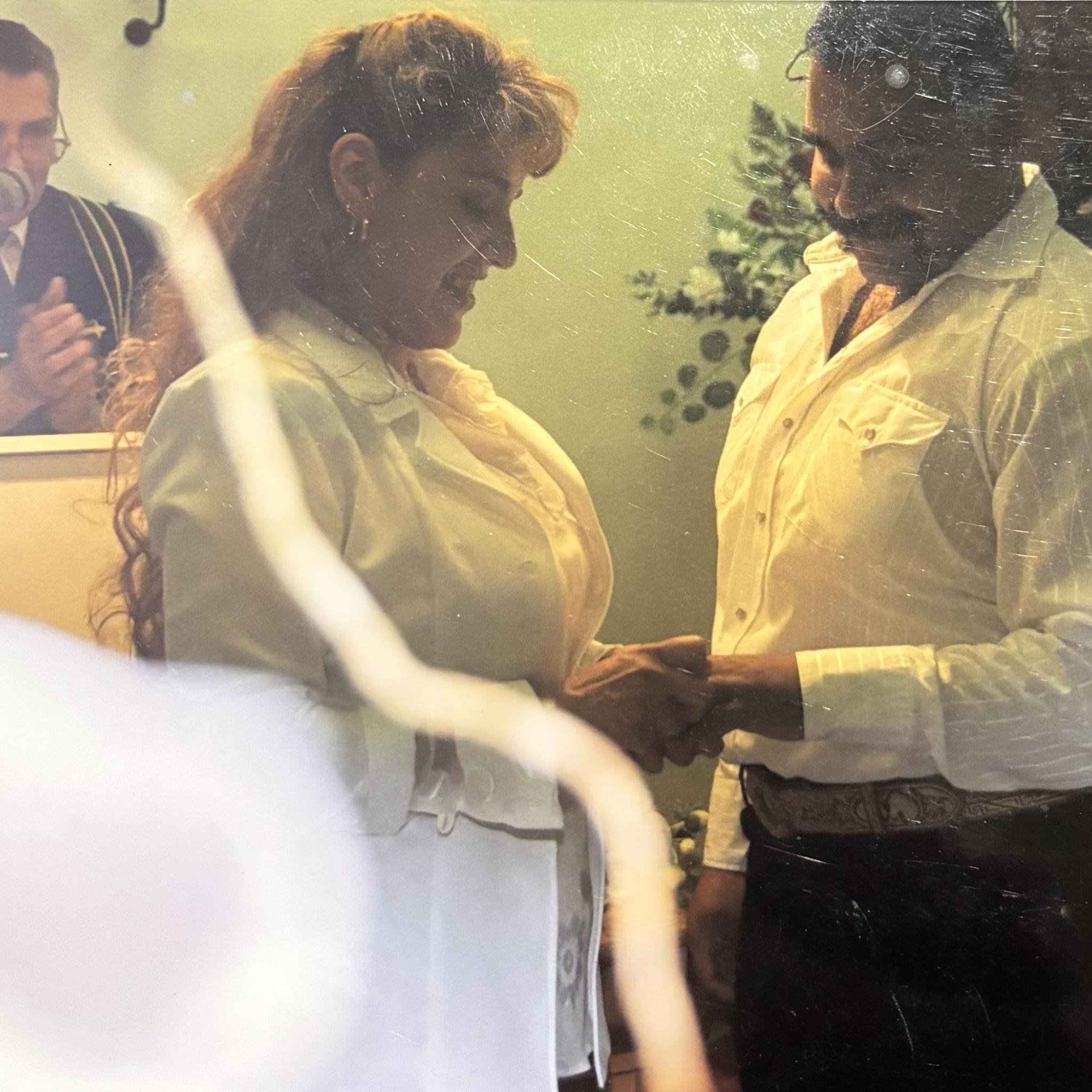 Saying “I do” the first time in 1998