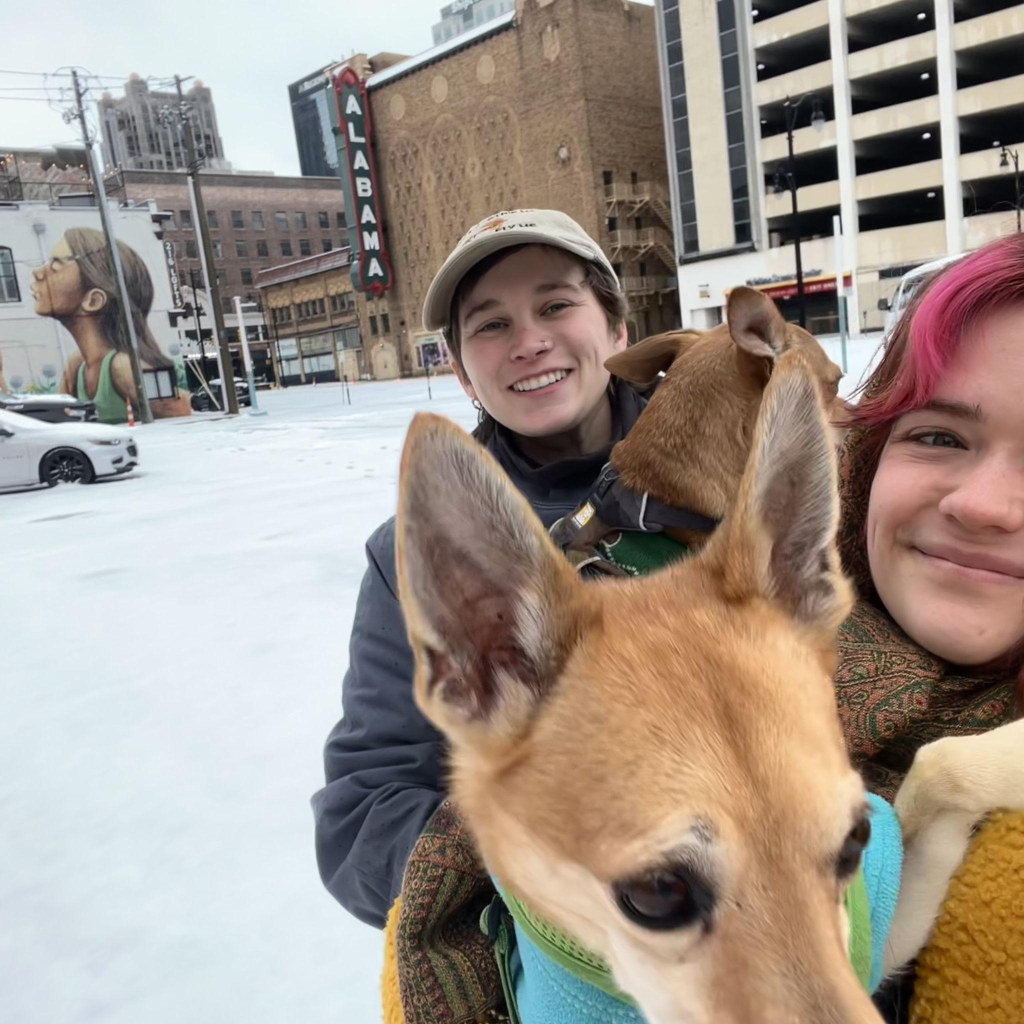 First snow day together!
