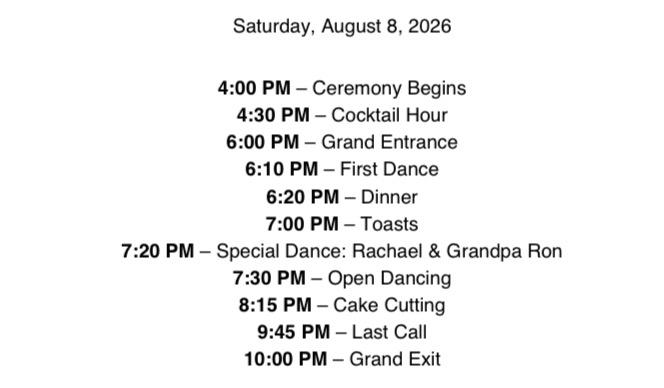The Wedding Website of Rachael Messner and John Haputa