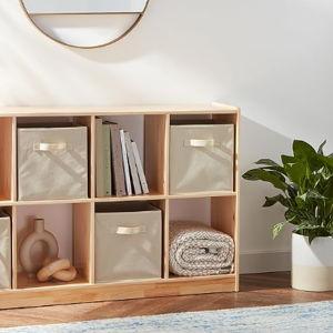 Collapsible Fabric Storage Cubes Organizer with Handles