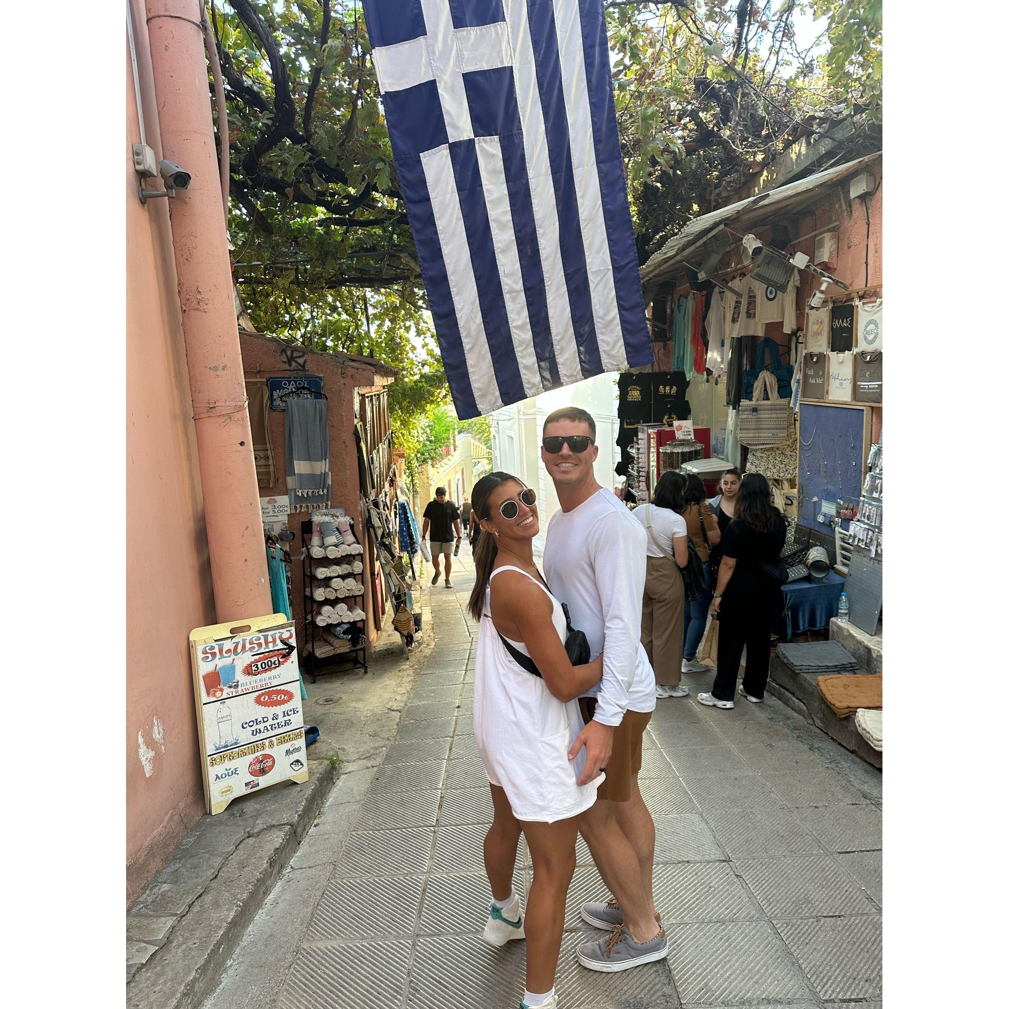 Frolicking around in Athens, Greece