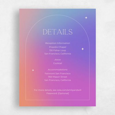 Purple Summer Wedding Enclosure - Kalia