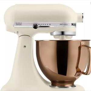 KitchenAid 5qt 10-Speed Stand Mixer with Copper Bowl Fresh Linen - Hearth & Hand™ with Magnolia: Metal, 325W, 22.8 lbs This item is not available