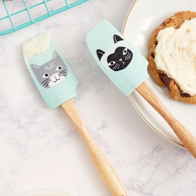 Cat Buy Me Love Mini Wooden Spatula Set
