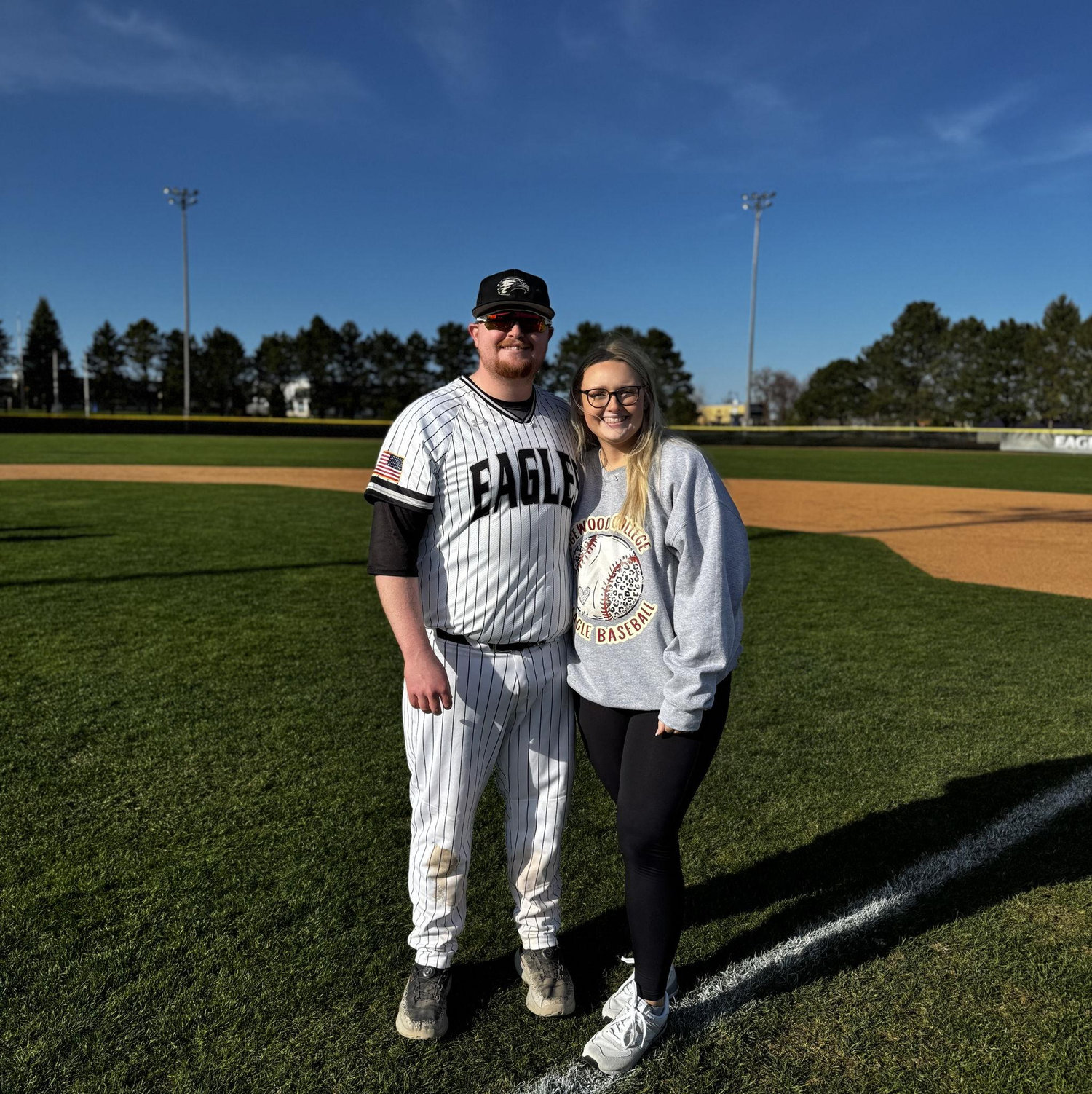 Senior night, we both miss baseball so much!
