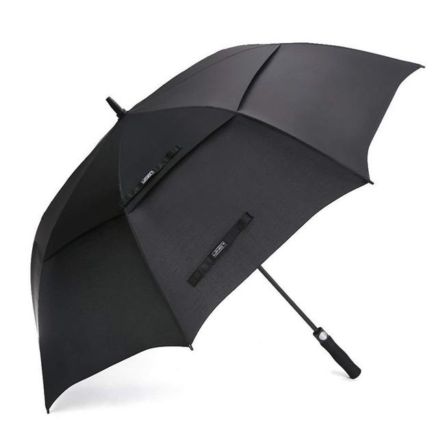 G4Free 54/62/68 Inch Automatic Open Golf Umbrella Extra Large Oversize Double Canopy Vented Windproof Waterproof Stick Umbrellas