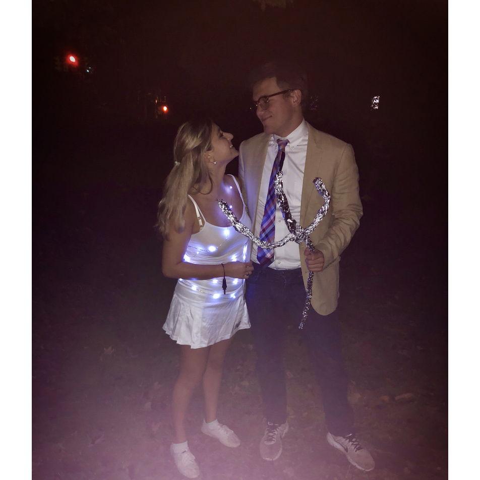 First halloween together (Brick and his lamp)