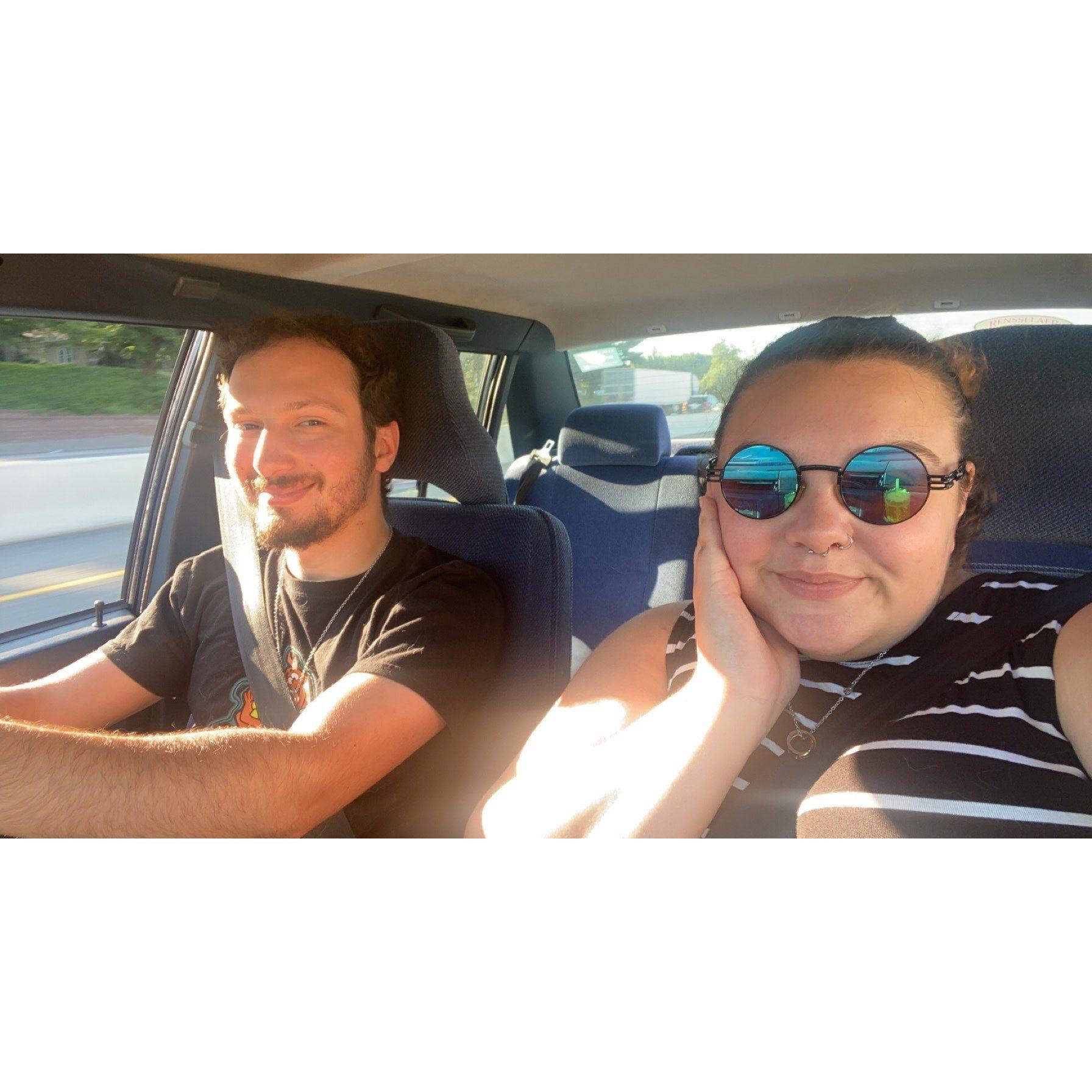 On the road