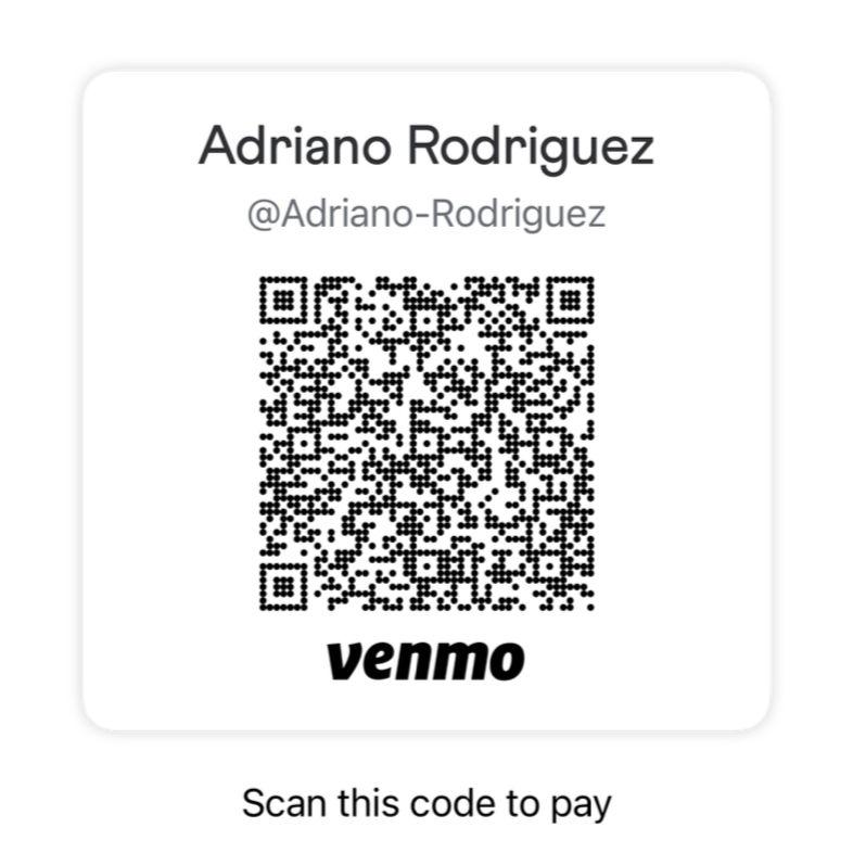 If you'd like to contribute to our honeymoon fund or help us start this next chapter, feel free to send a little love via Venmo: @[Adriano-Rodriguez] 💕 Thank you for all your love and support!