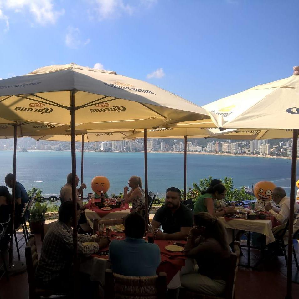 View fro 'Si Senor' where our Welcome lunch will take place