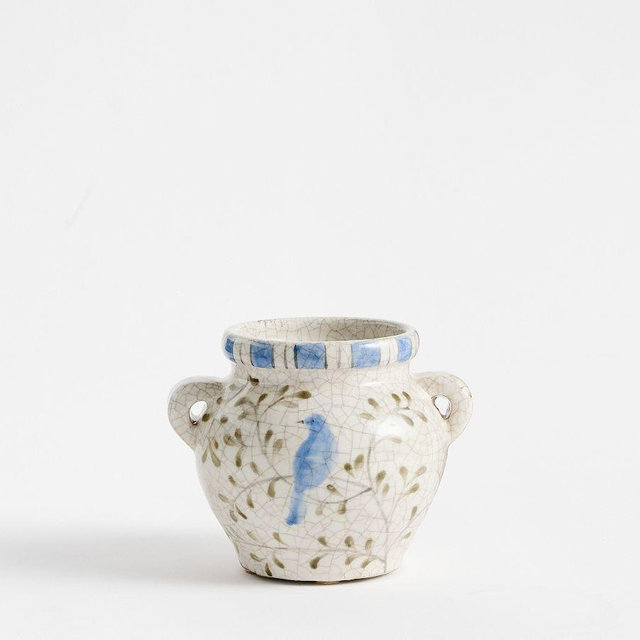Bird Print Vase Mini