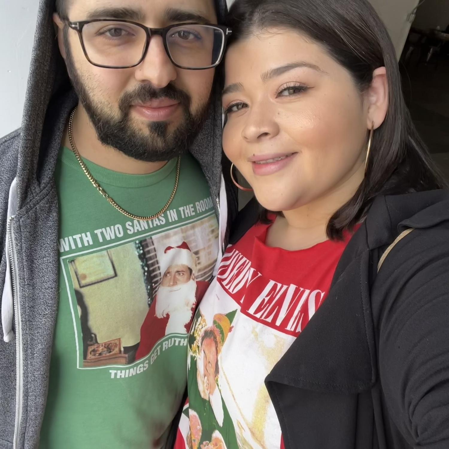 Mandatory matching Christmas shirts requested every yearby bride :)