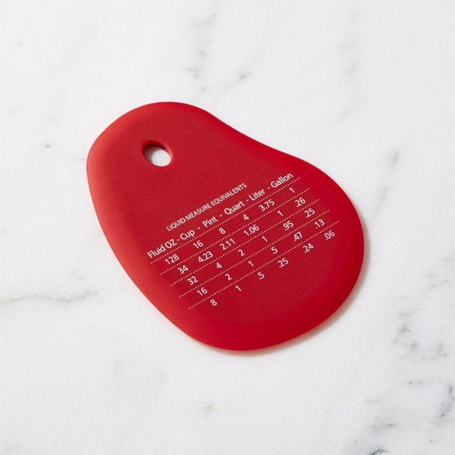 Silicone Scraper with Measurements