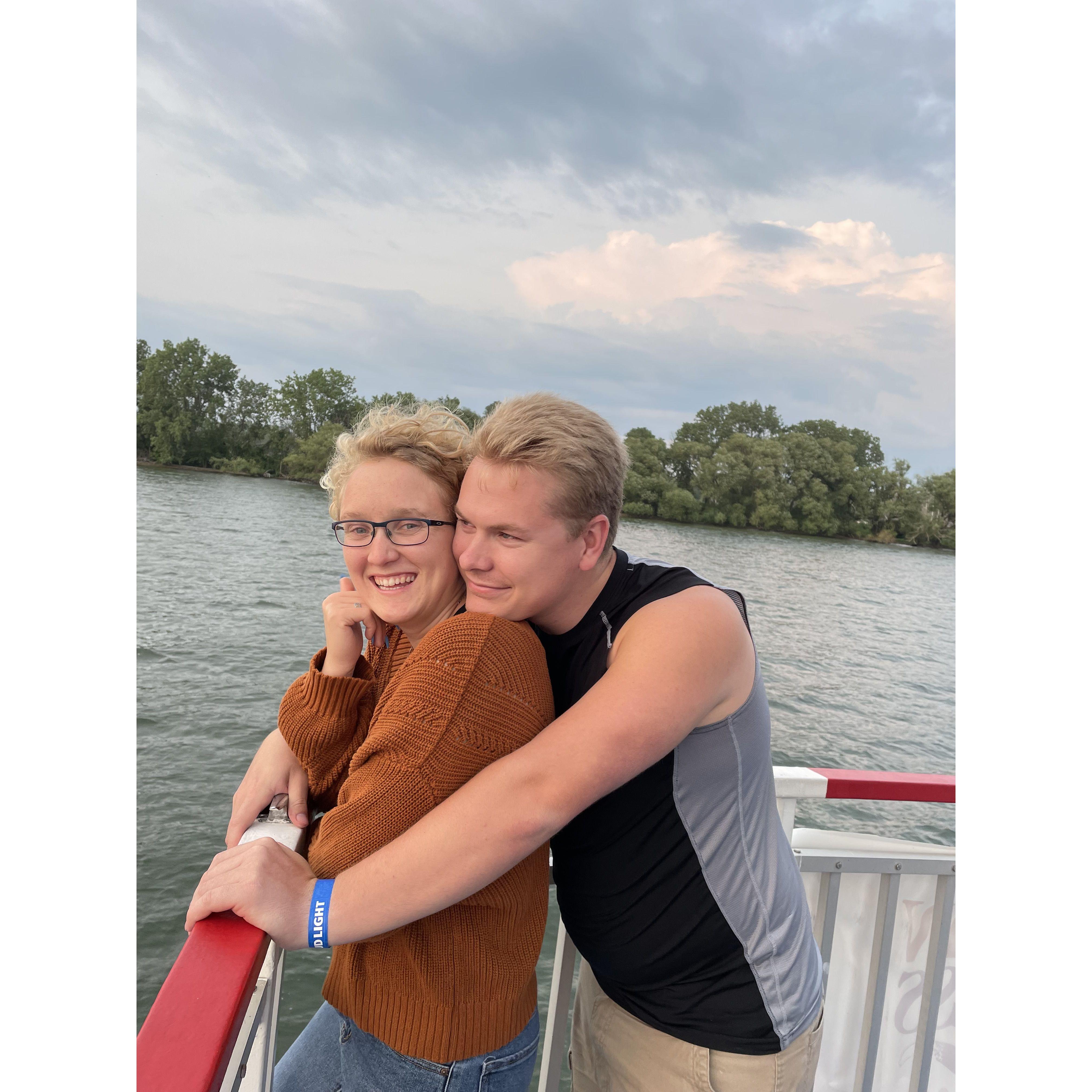 Boat ride in Erie. 