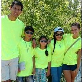 When Rolando's mom made us all match at the zoo..