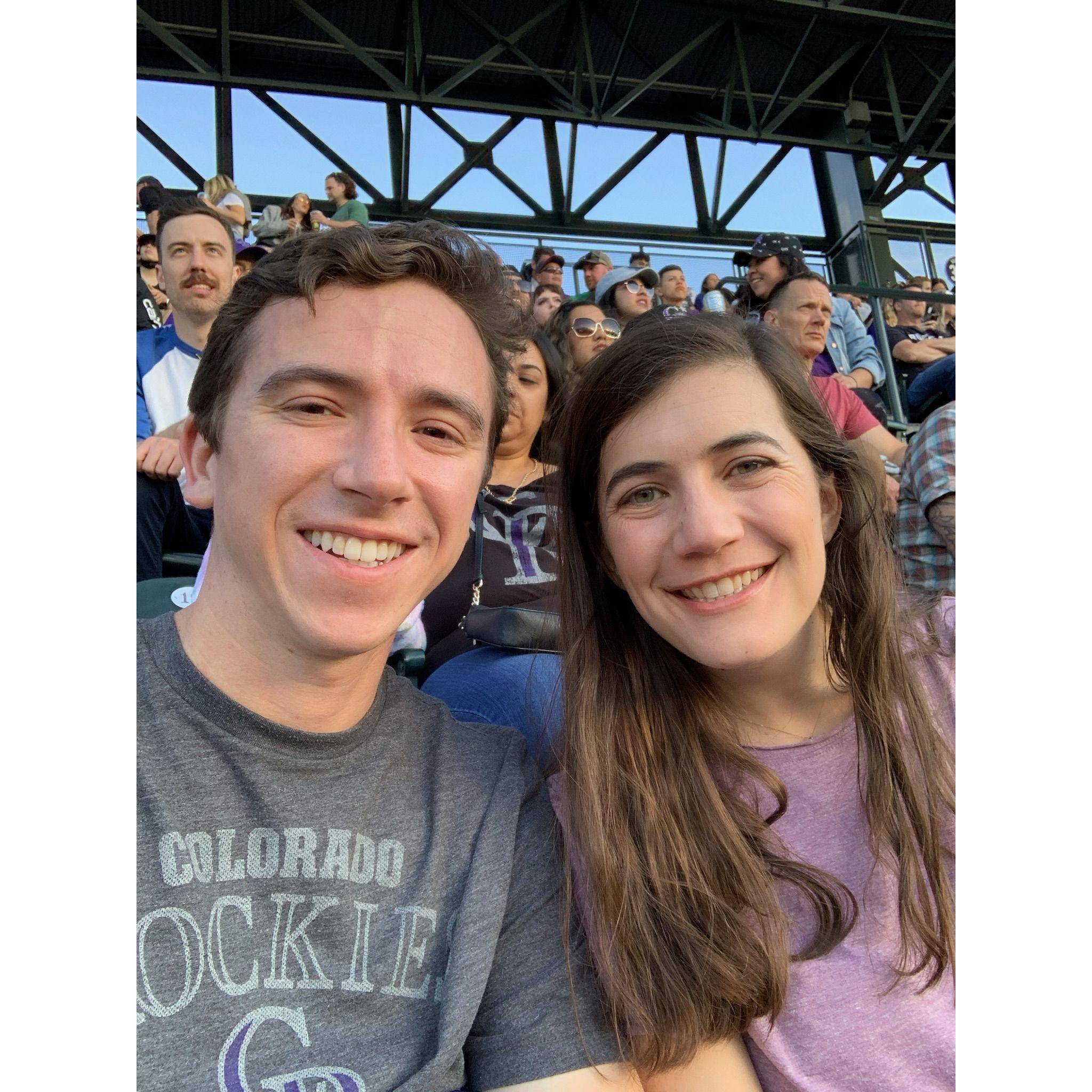 Fun time at Rockies stadium