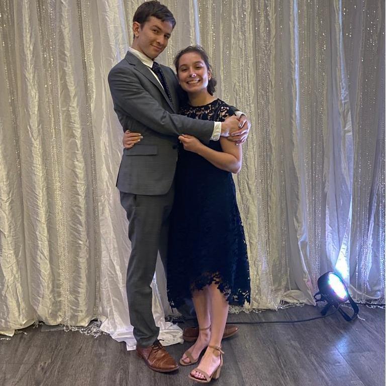 Our first dance at medical school prom!