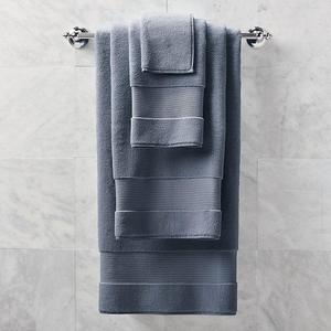 Resort Cotton Bath Towels in French Blue