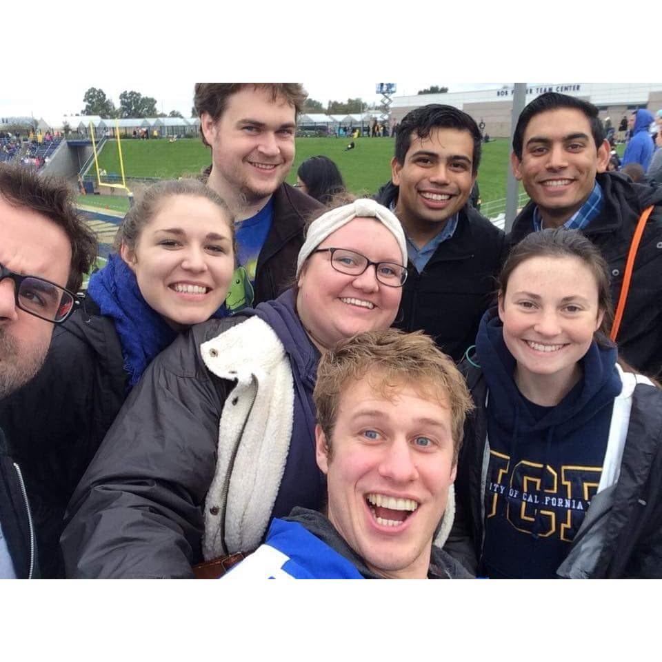 A football game we all went to before we were even dating.