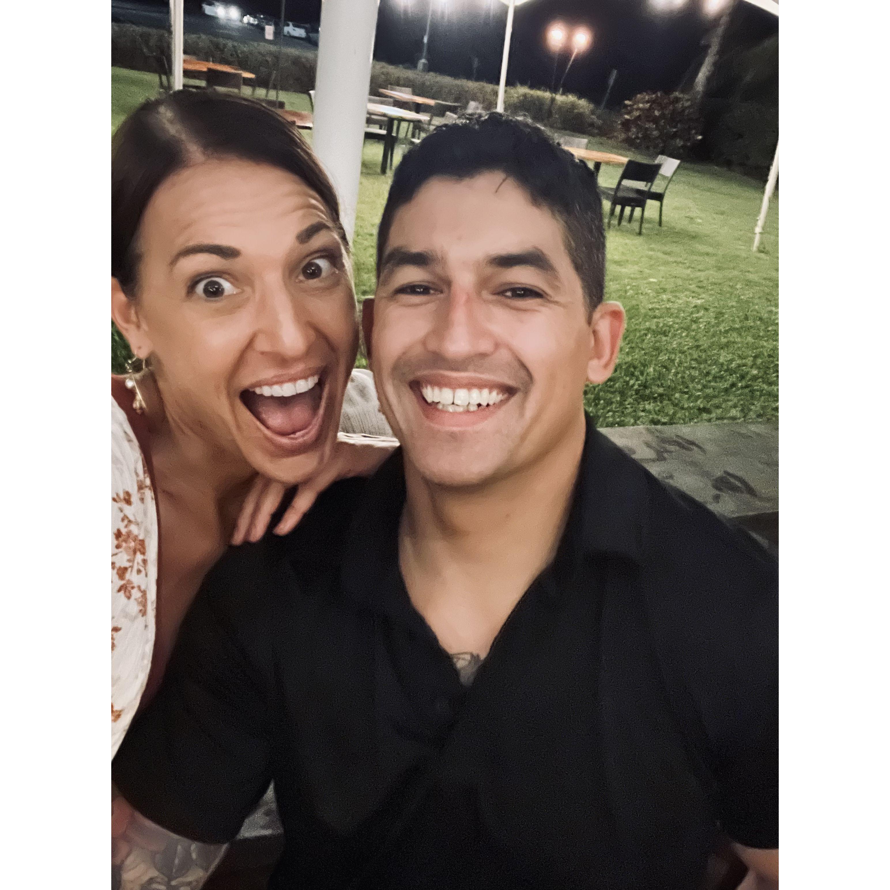 Our "second" first date at Halewia Joes