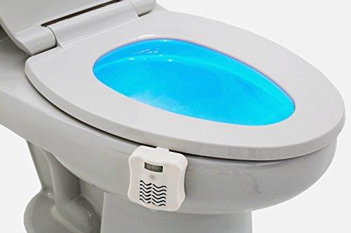 GlowBowl Fresh - Motion Activated Toilet NightLight w/Air Freshener - Version 2 Longer Lasting