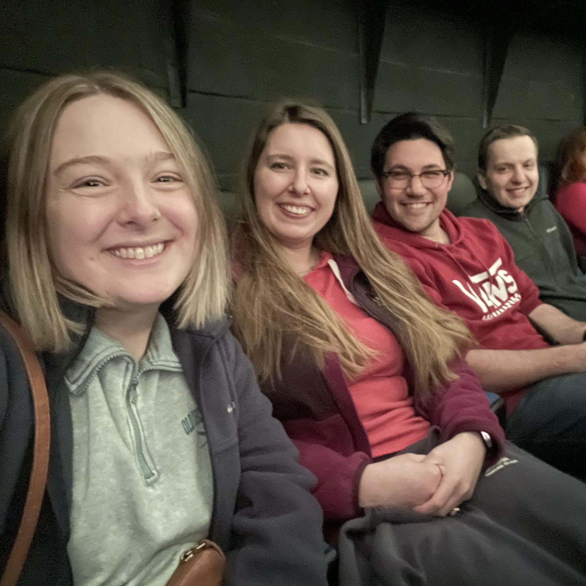 Erika, Cait, Steve & Marty enjoying a sound bath at MISCI in Schenectady - March, 2025